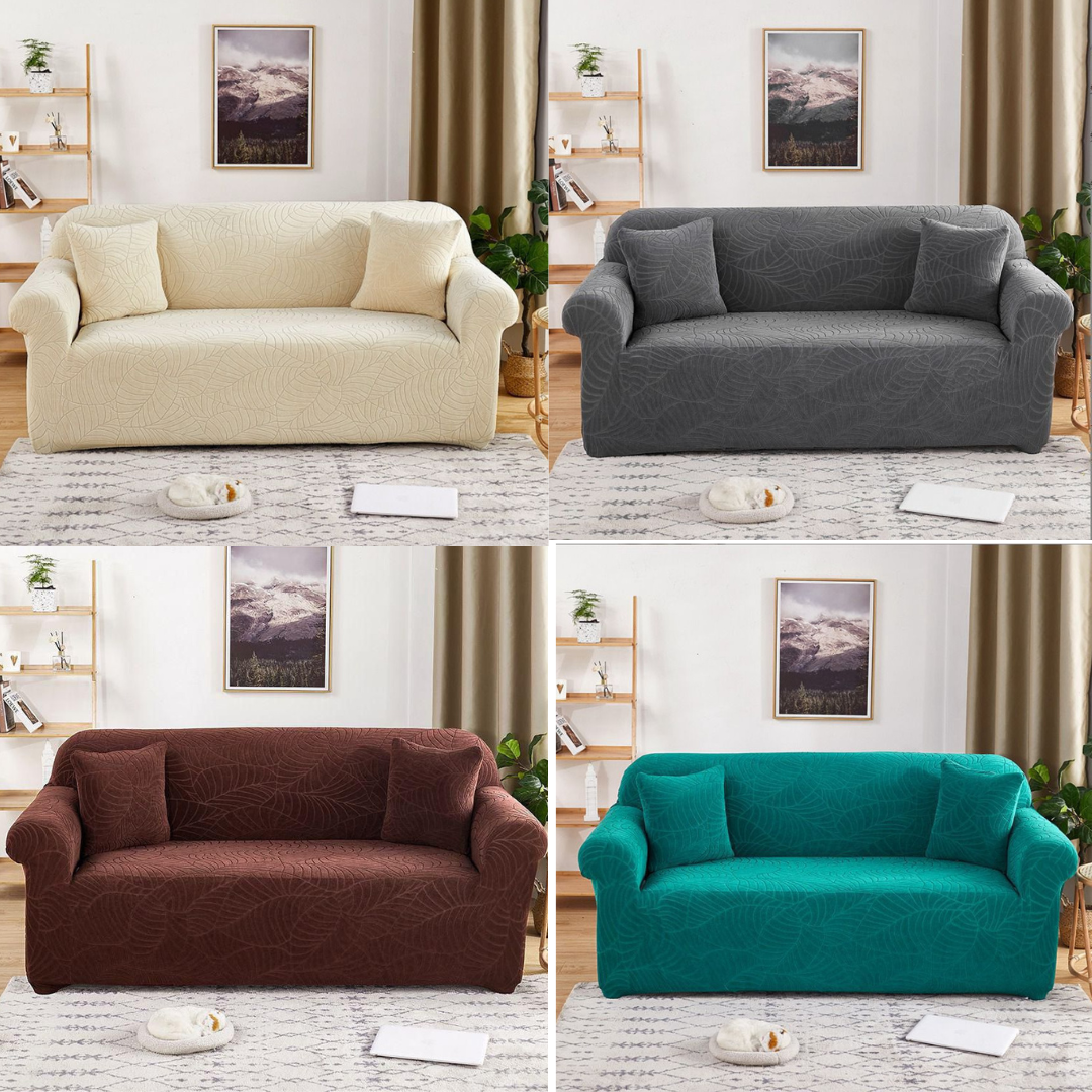 Damask Plain Sofa Covers02 (3 Seater)
